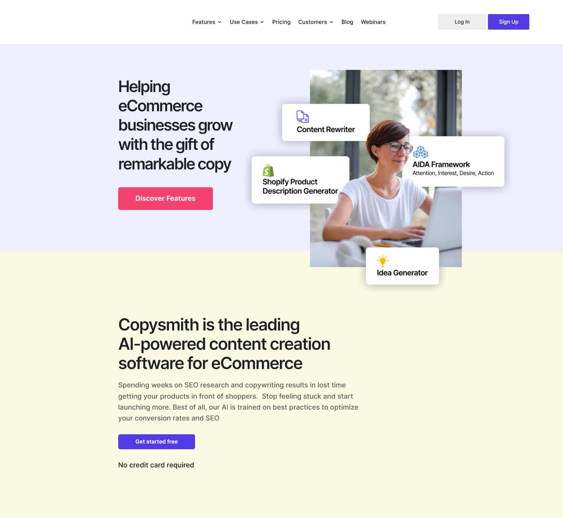 Copysmith wurde entwickelt, um Marken und Unternehmen dabei zu unterstützen, ihre Content-Ziele zu erreichen.