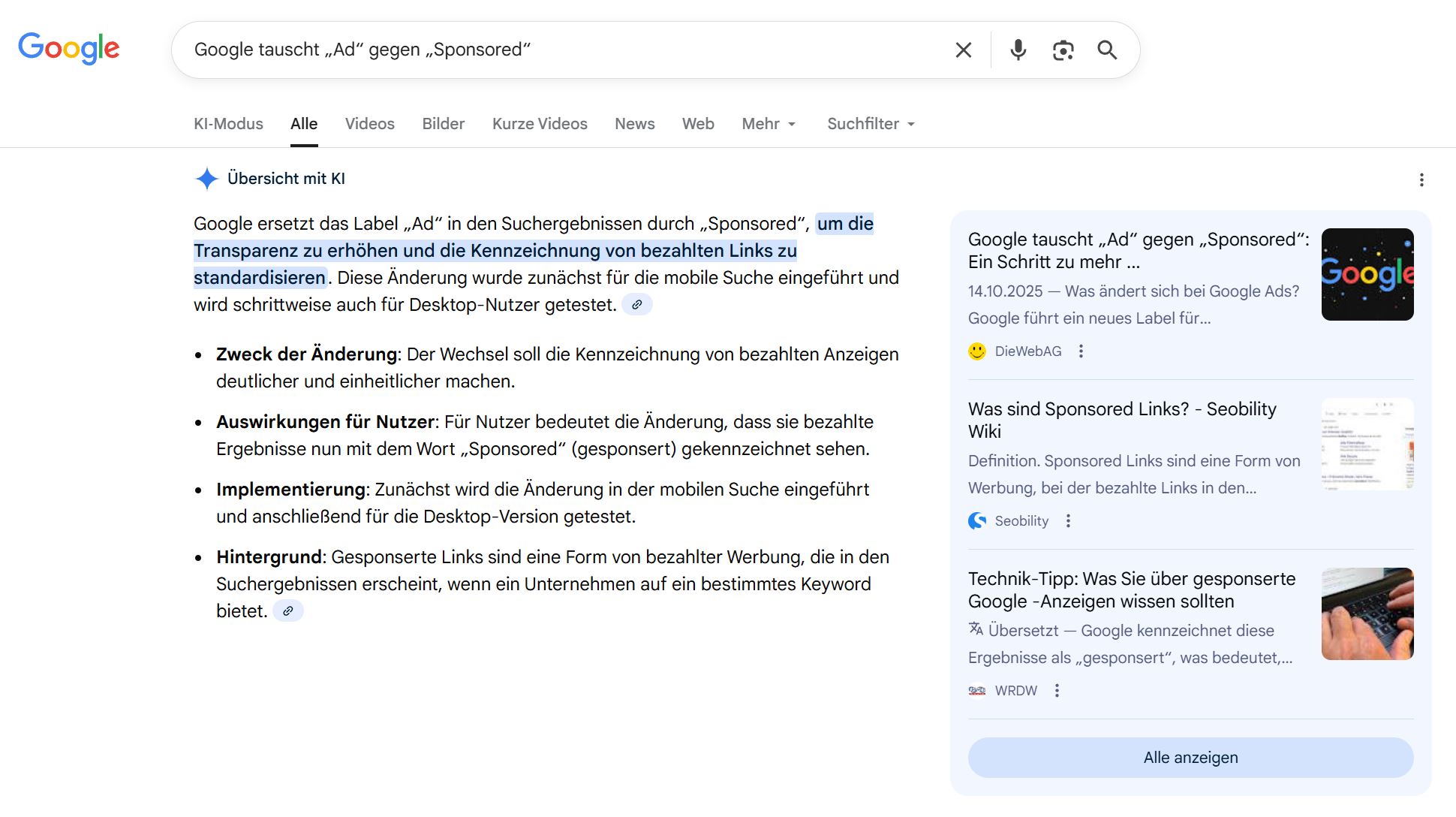 Was ist die Google Search Generative Experience (SGE)? Was ist die Google Search Generative Experience (SGE)?