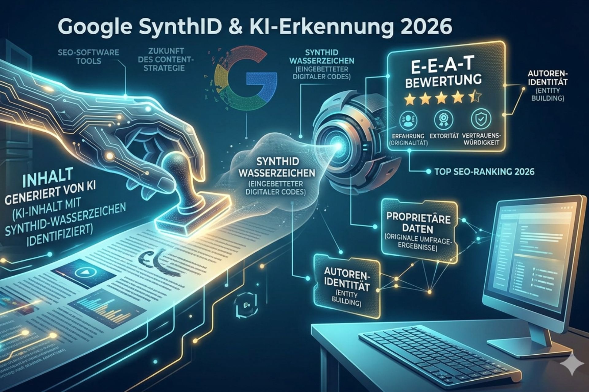 Was ist SynthID? Das unsichtbare Siegel von Google